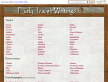 Tablet Screenshot of earlyjewishwritings.com
